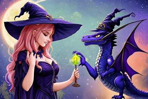 The Marvelous Matrimony: A Witch and a Dragon's Wedding Adventure